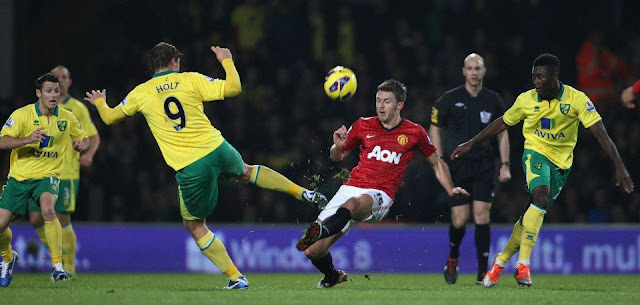 Match image galery, norwich vs manchester united (1-0)