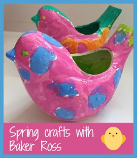 Spring crafts for children with Baker Ross