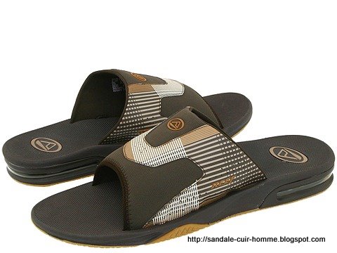 Sandale cuir homme:homme-676378