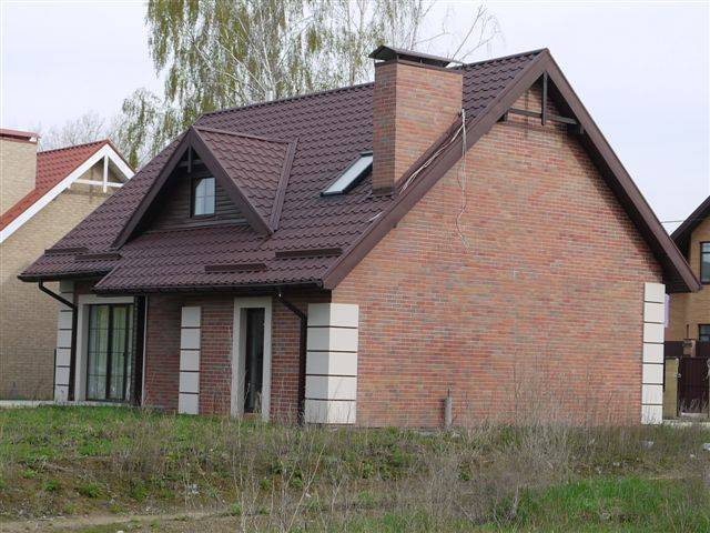 Two storey house in the village