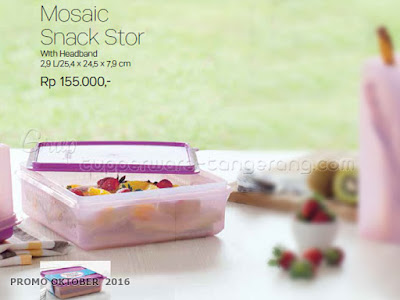 Mosaic Snack Stor  ~ Tupperware Promo Oktober 2016