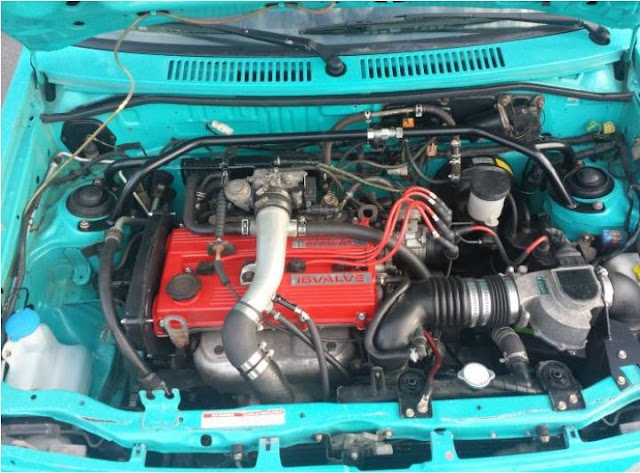 Turbocharged Ford Festiva engine