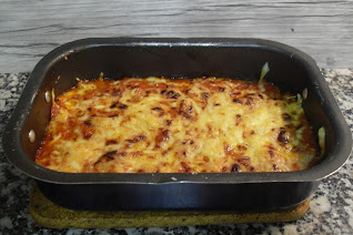 Gratinado de pencas de acelgas con tomate