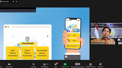 ITS Luncurkan PlasmaHub, Aplikasi Permudah Donor Plasma Konvalesen
