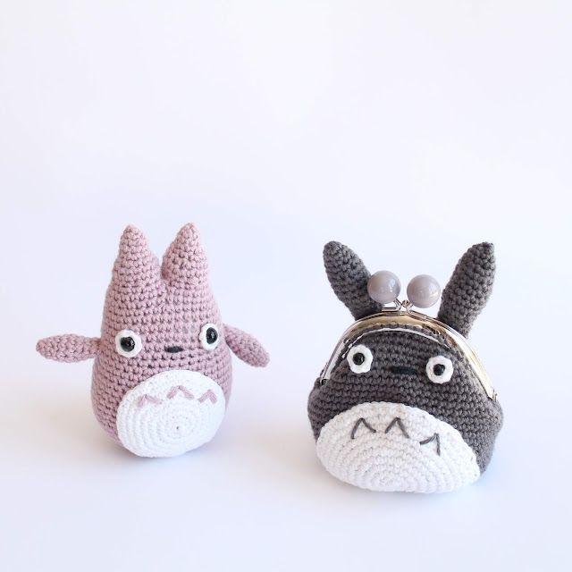 Totoro et porte monnaie au crochet