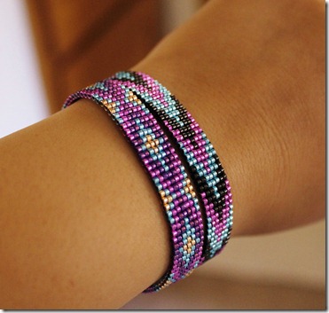 native metallic loom bracelet anabel campbell