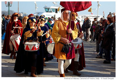 Festival of Marias during Carnival of Venice, Italy - © Images by Sunil Deepak