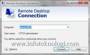Remote Desktop di Windows 7
