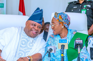 Governor Adeleke Hosts Nigeria's First Lady, Commends her Passion for Public Service