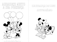 Capa Para Livro De Colorir Do Mickey