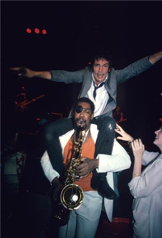 bruce springsteen clarence clemons kiss. In more than three decades wielding his tenor sax with Bruce Springsteen#39;s E