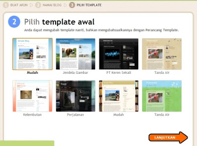 cara membuat blogspot