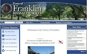 The look and feel of the Town of Franklin webpage will change in Oct or November