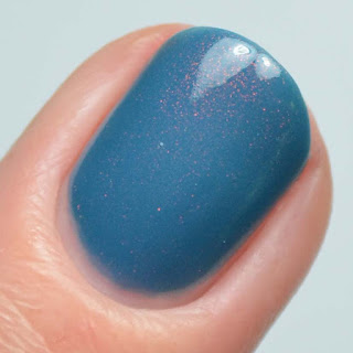 slate blue unicorn pee nail polish