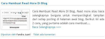 cara membuat read more otomatis