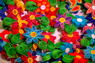 martisor quilling flori primavara