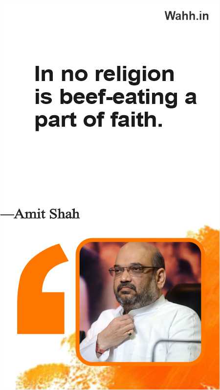 Best Amit Shah Quotes In English