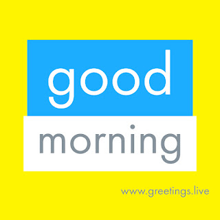 Yellow blue white colour combination Good morning digital text greetings HD image.jpg