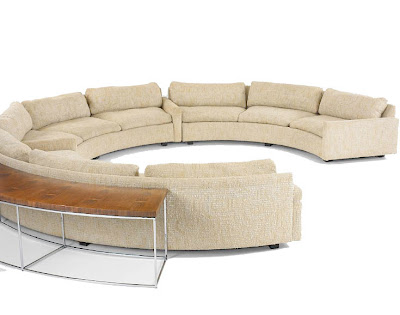 Factory Direct Leather Furniture on Round Shape Sofa F282   Leather Sofas     Modern Furniture   San