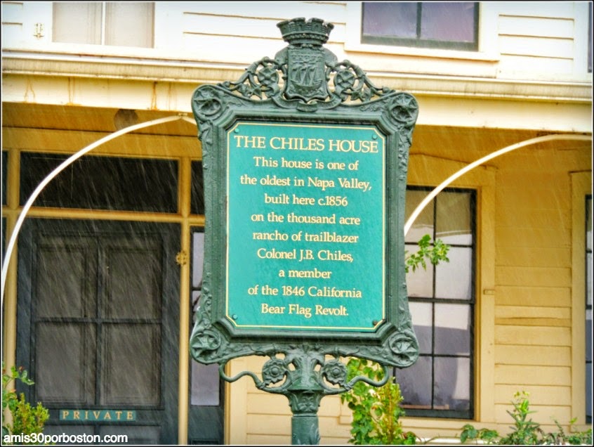 Ruta por las Bodegas del Valle de Napa: The Chiles House en Inglenook