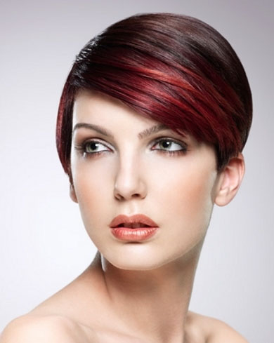 Stylish Red Hair Highlights 2014