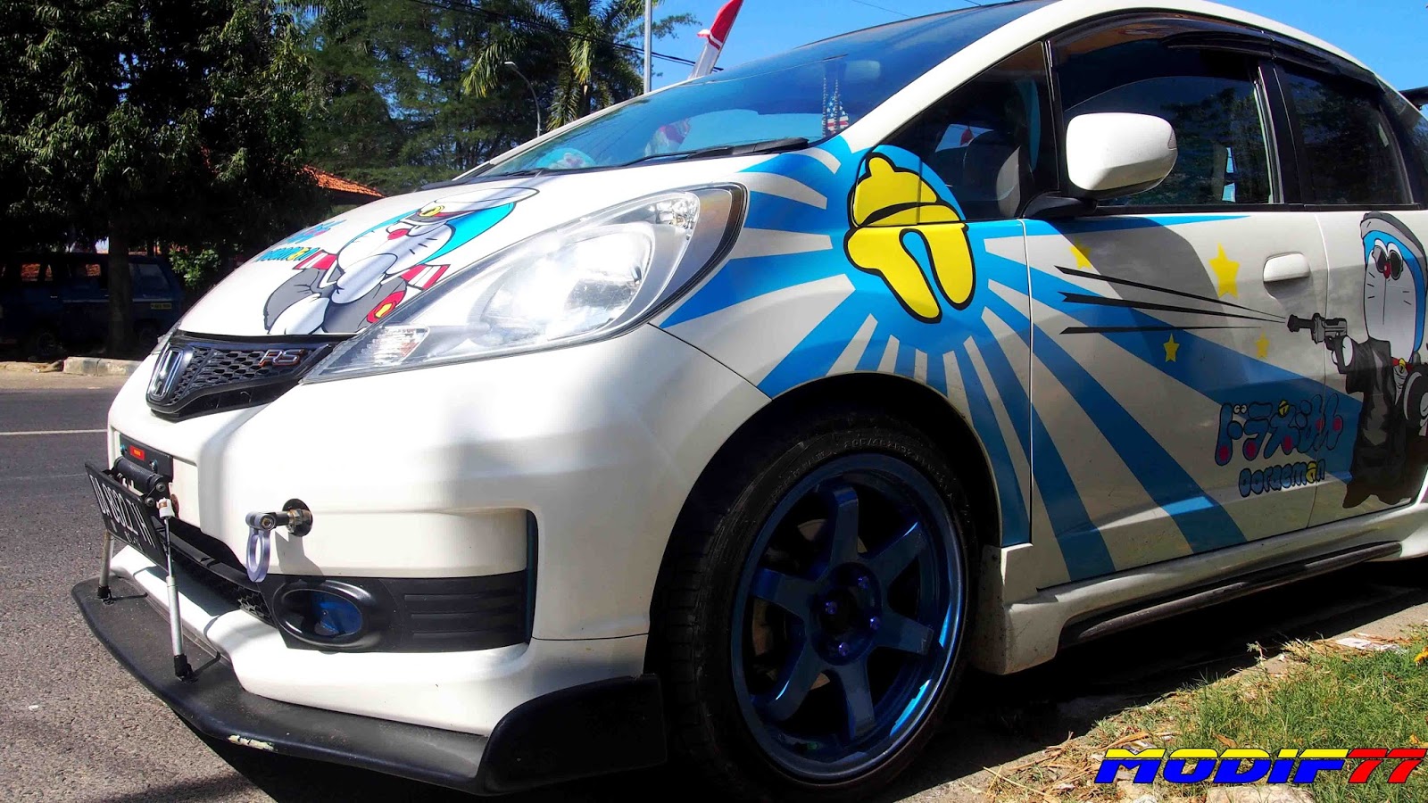 Kumpulan Honda Jazz Modifikasi Doraemon Gambar Foto Terbaru