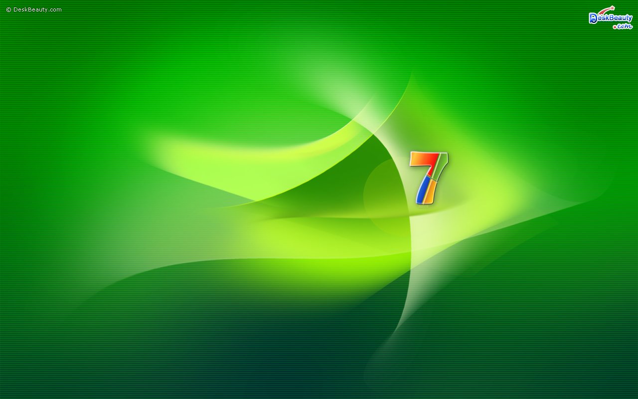Green Windows 7 Desktop