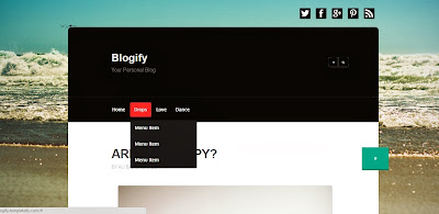 Blogify Free Blogger Template