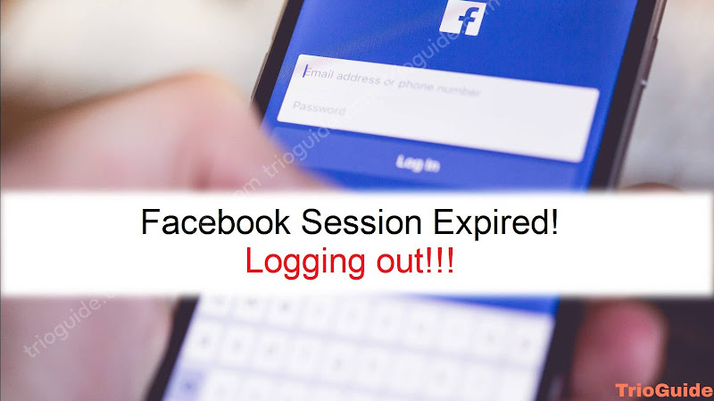 Facebook Session expired problem cant log in please login again