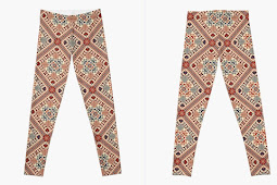 Palestinian Pattern (12) Leggings by Airen Stamp