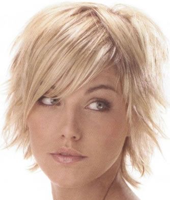 mid length straight hairstyles. Choppy Hairstyle Pictures