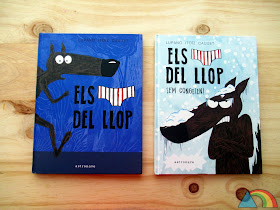 Portadas de los libros "El lobo en calzoncillos" y "El lobo en calzoncillos. ¡Se me congelan!"