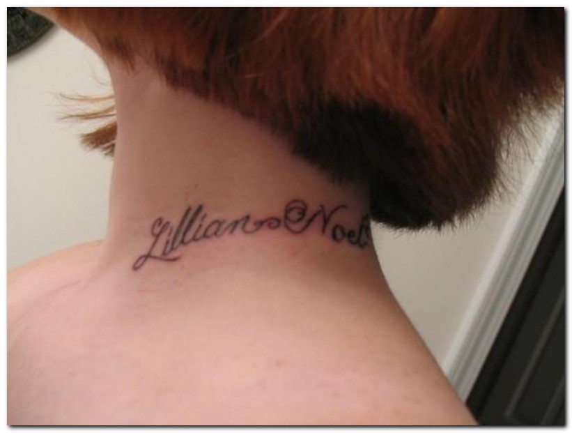 Name tattoo designs on girls