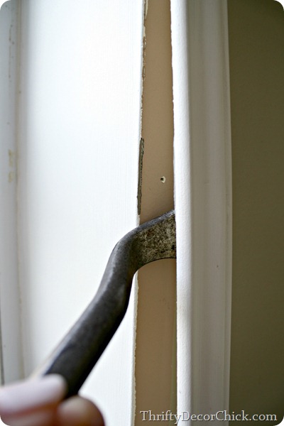 removing trim