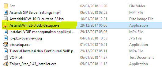 Membuat dan mengkonfigurasi Server VoIP (Softswitch) dengan Asterisk dan Zoiper