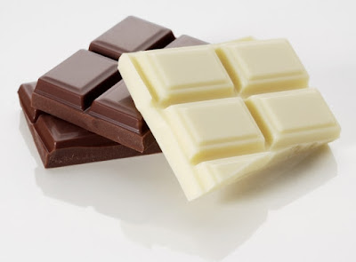 Dark Chocolate and White Chocolate