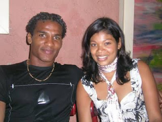 Florent Malouda with Wife