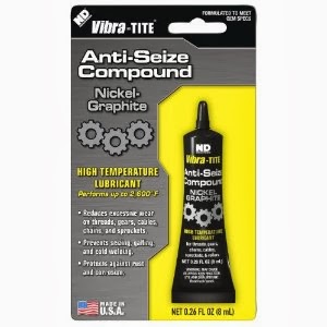 Anti-Seize Lubricant   Click for larger image and other views     Share your own related images Image is representative of the product family. Vibra-TITE 9072 Nickel Anti-Seize Compound Lubricant
