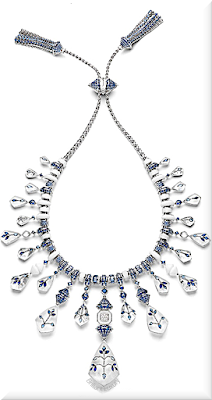 ♦Boucheron Paris Collection Bleu De Jodhpur diamond necklace #boucheron #jewelry #brilliantluxury