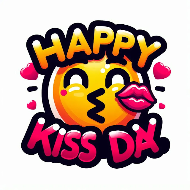 Romantic kisses in Kiss Day emojis