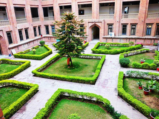 girls campus iiu lawn