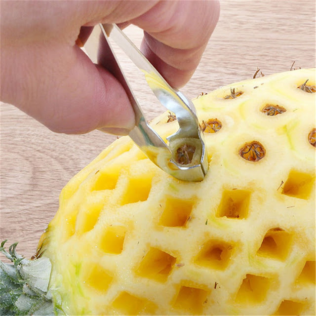 stainless-steel-kitchen-utensil-tools-pineapple-cutter-eye-seed-remover-peeler-slicer-fruit-core-tweezers,home.Fashion,Brand,New,Aliexpress For Sale Services