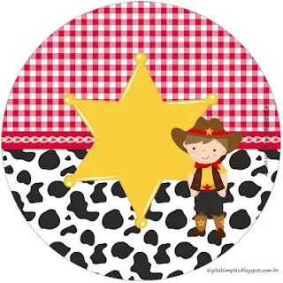 Little Cowboy: Free Printable Cupcake Wrappers and Toppers.