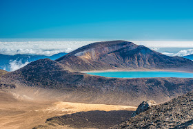 Blue Lake on Tongariro Crossing