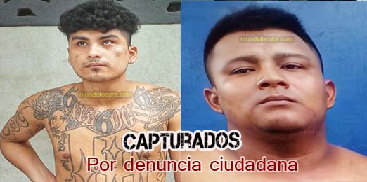 El Salvador: Policía captura a los terroristas alias "Parca" y alias "Negro": gracias a denuncia ciudadana