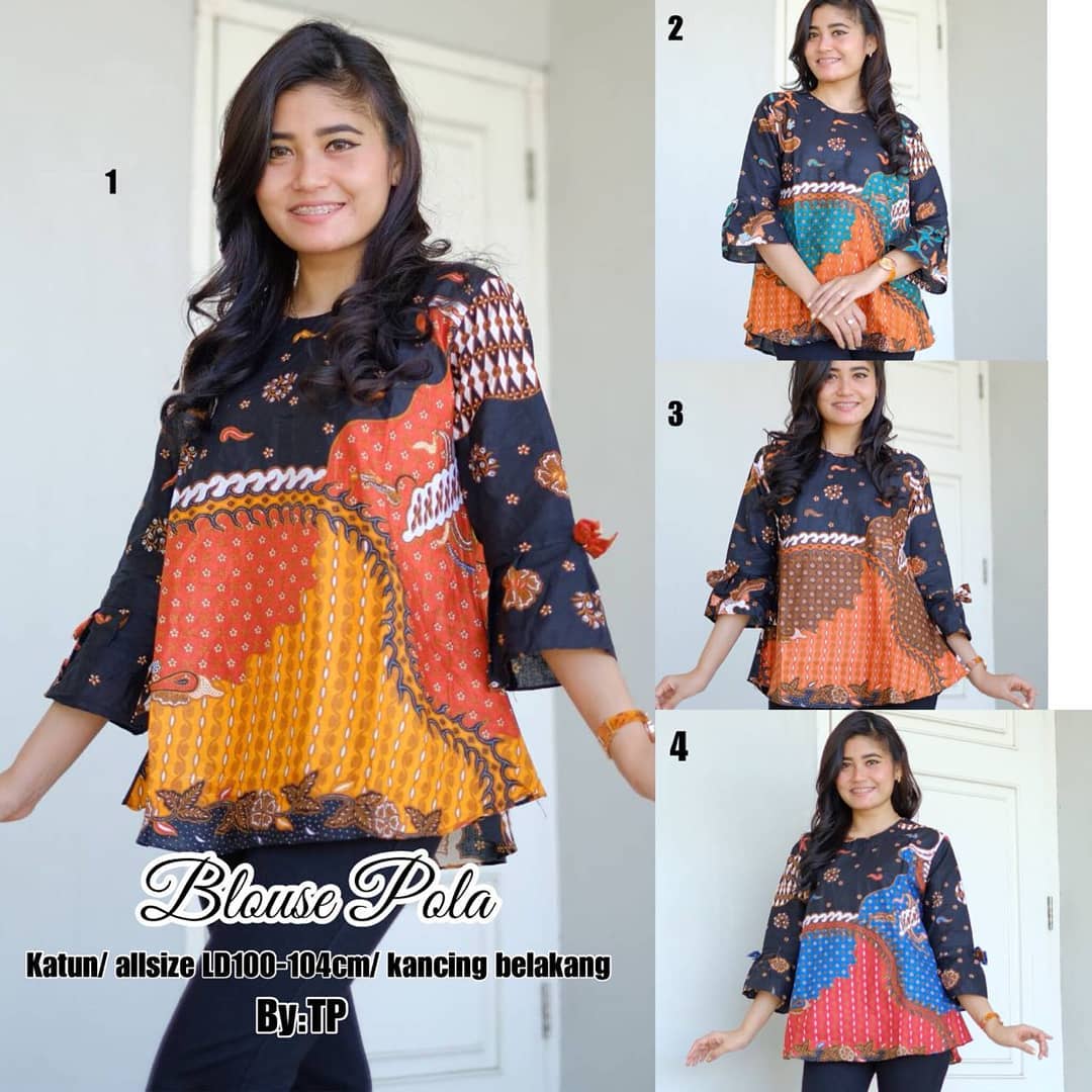 46 Model Tunik Batik Remaja 2019 Desain Modern Model 