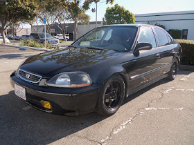 Almost Everything's Car of the Day is a 1998 Honda Civic--After Painting