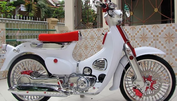 56 modifikasi honda c70  Campuran Otomotif