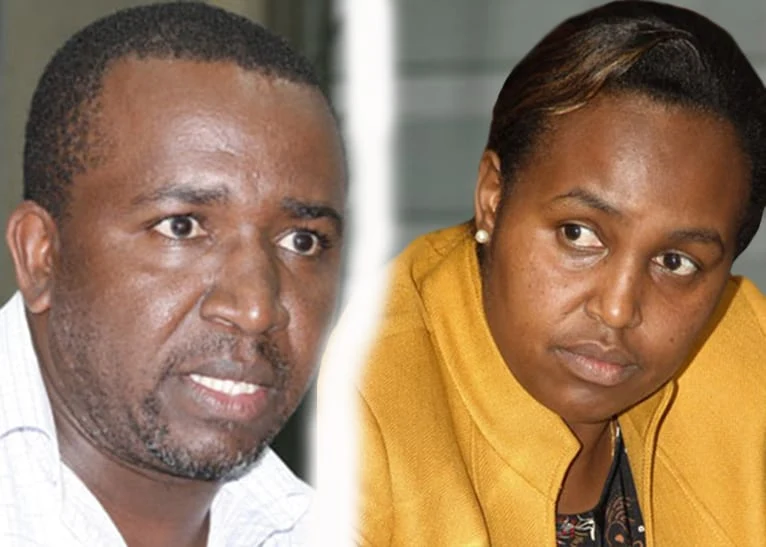 Senator Mithika Linturi and his girlfriend, Maryanne Kitany. PHOTO | NMG