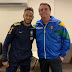 Bolsonaro visita Neymar em hospital no DF: ‘Desejo rápida recuperação’